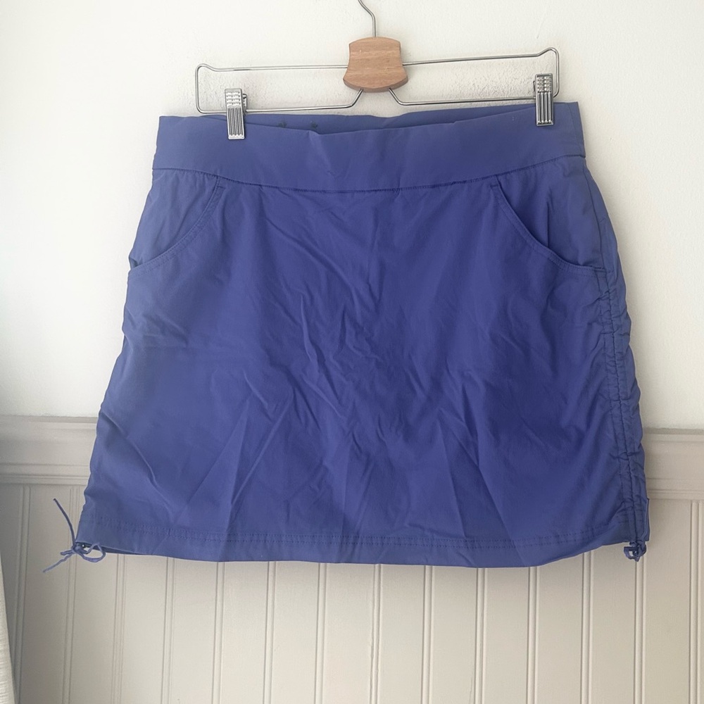 Columbia Women's Large Vibrant Purple Skort Built In Shorts Skirt